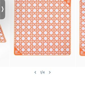 OH MY MAJONG Mini Orange Cane Travel Game Mat